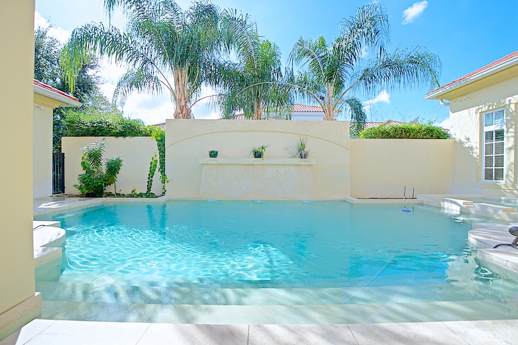 Lake Butler Sound Modern Home with Courtyard Pool Masters Realty